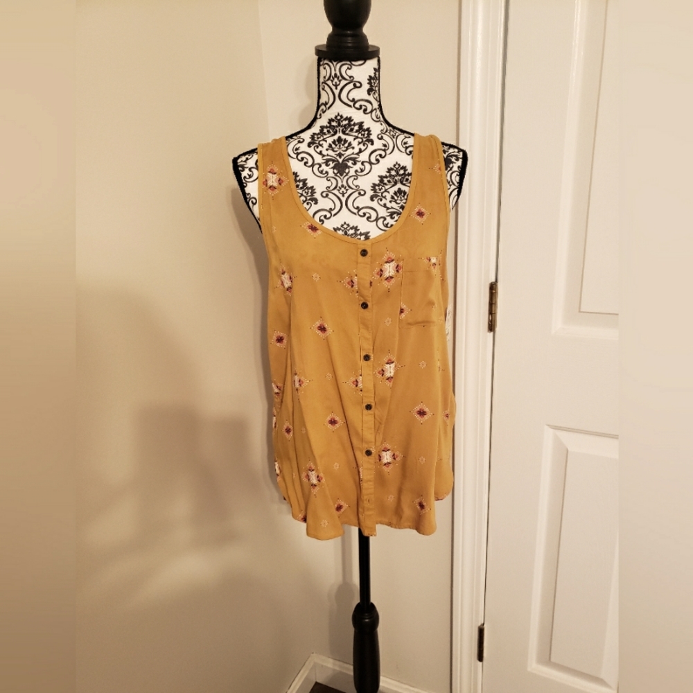 NWT mustard tank top